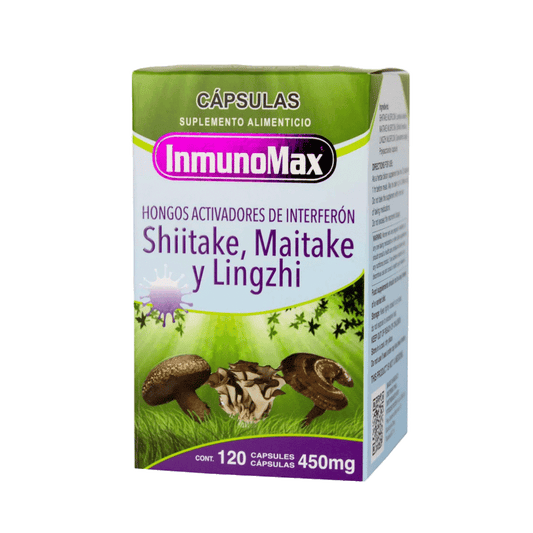 Hongos Shiitake, Maitake y Ganoderma Lighzi | 120 cápsulas